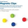 Learning Resources Super Strong Magnetic Clips,Set of 4 Clips, Holds Up to 20 Pounds, Home and Office Supplies, Back to School Supplies,Teacher Supplies