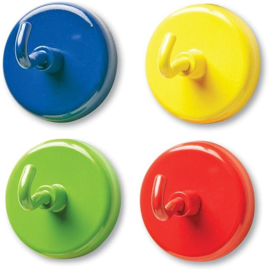 imageLearning Resources Super Strong Magnetic Hooks  4 Pieces Sign Holders Classroom Hooks Teacher SuppliesBack to School Supplies
