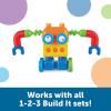 Learning Resources 1-2-3 Build It! Robot Factory, Fine Motor Toy, Robot Building Set for Unisex Children Ages 2+, Green