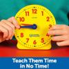 Learning Resources Big Time Student Clock, Teaching & Demonstration Clock, Develops Time and Early Math Skills, Ages 5+, Clock for Learning, 12 Hour,Back to School Gifts(Clock)