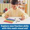 Learning Resources Rainbow Fraction Tiles – 54 Pieces, Ages 6+ Early Math Skills, Visual Aid, Math for Kids, Teacher Supplies