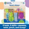 Learning Resources Sand & Water Fine Motor Set – Fidget Toys, Water Bin Play, Toddler Daycare Essentials Games Tools , Homeschool and Preschool, Montessori for Kids, Gifts for Boys and Girls(Sand & Water Set)
