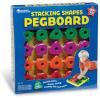 Learning Resources Stacking Shapes Pegboard, Toddler Pegboard, Stacking Pegboard Set, Fine Motor Toy, 27 Piece Set, Ages 2+