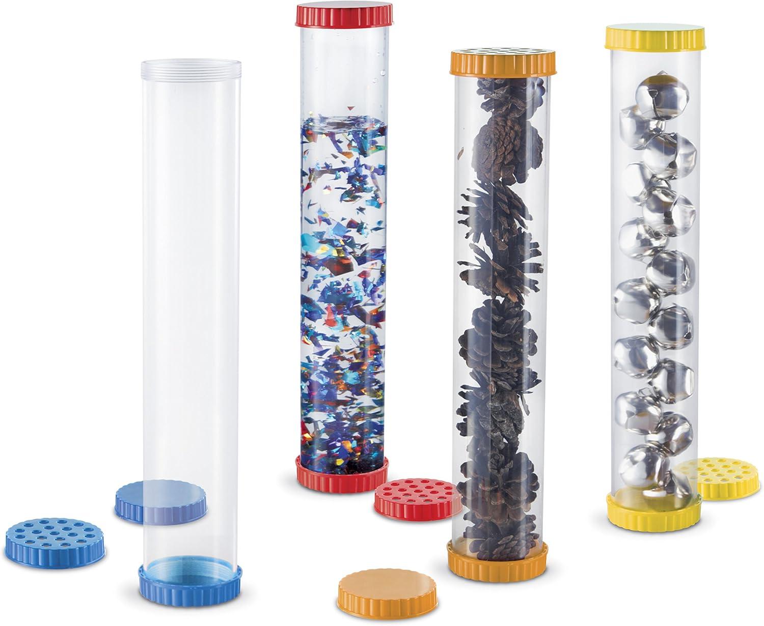 imageLearning Resources Primary Science Sensory Tubes Set of 4 Tubes Ages 2 Science Toys for Kids STEM Toys Fine Motor and Sensory ToysTubes