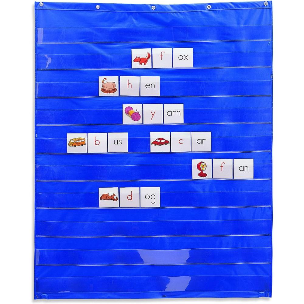 imageLearning Resources Standard Pocket Chart Classroom Supplies Homeschool Back to SchoolGifts for Teachers Pocket Chart Ages 3