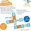 Learning Resources Math Scramble Game, Educational Games for Kids, Math Games for Kids, Early Math Skills, Addition and Subtraction Games, 87 Pieces, Ages 5+