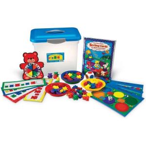 Learning Resources Three Bear Family Sort, Pattern & Play Activity Set, Homeschool Accessory, Counting & Sorting, Color Sorting and Recognition(Small)