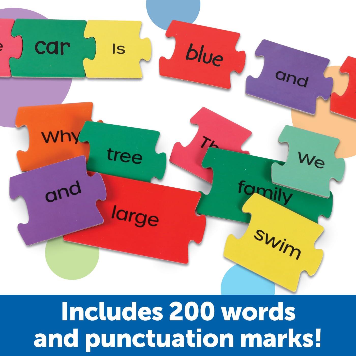 imageLearning Resources Skill Builders Sentence Puzzles 106 Pieces Ages 5 Words letters language skills sentence skills Kindergarten Learning Toys Learning ampamp Education Toys