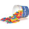 Learning Resources Brights! Plastic Pattern Blocks, Geometry for Kids, Develops Shape and Color Recognition Skills, 250 Pieces, Ages 3+