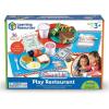 Learning Resources Serve It Up! Play Restaurant – 35 Pieces, Ages 3+ Play Restaurant Set, Pretend Restaurant for Kids, Toddler Learning Toys(36Piece)