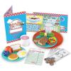 Learning Resources Serve It Up! Play Restaurant – 35 Pieces, Ages 3+ Play Restaurant Set, Pretend Restaurant for Kids, Toddler Learning Toys(36Piece)