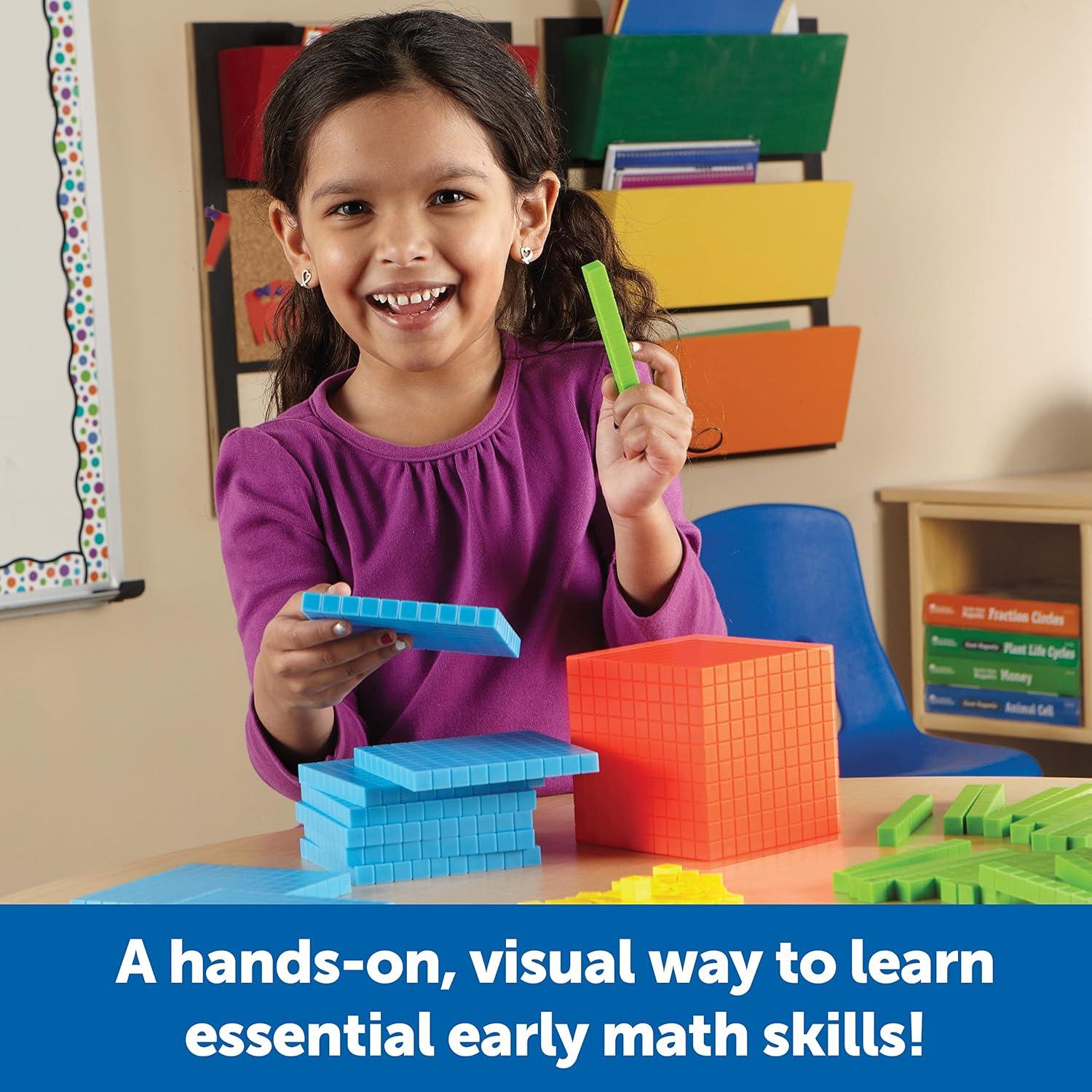 imageLearning Resources Brights Base Ten Classroom Set 2025 Students 823 Piece Set Ages 6Set