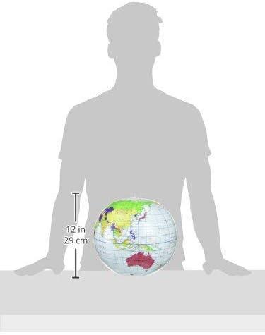 imageLearning Resources Inflatable 12 inch Globe Ages 6 Earth Globe Geography for Kids