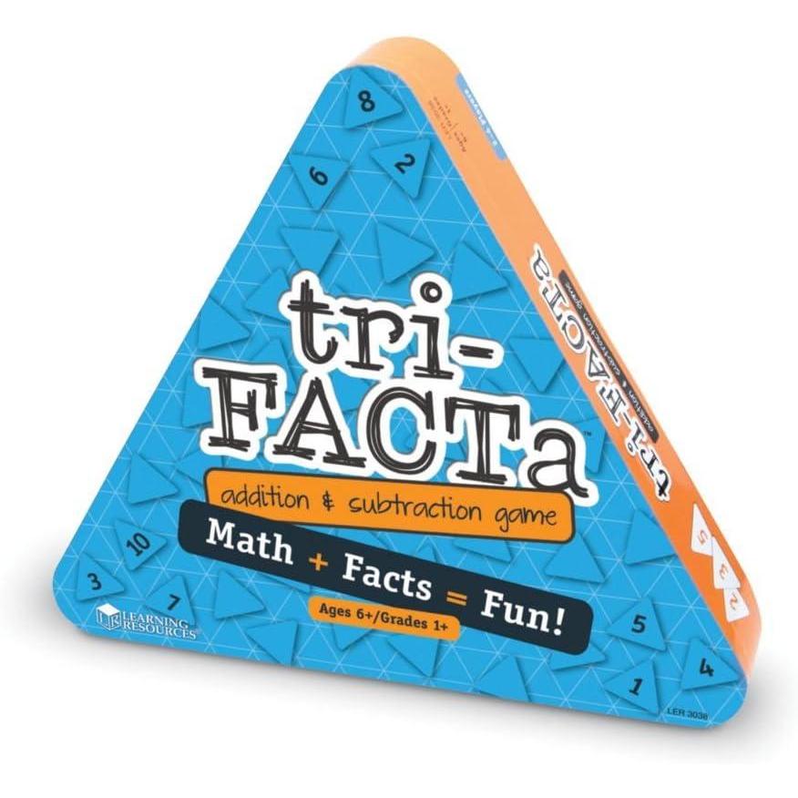 imageLearning Resources triFACTa Addition and Subtraction Game Early Math Skills Ages 6