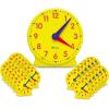 Learning Resources Classroom Clock Kit – Preschool Must Have, Teaching Time Activity , About Flash Time Cards, Montessori Toys, Math Manipulatives, Gifts for Boys and Girls, Toddler Activities(Clock Kit)