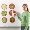 Learning Resources Magnetic Pizza Fractions, Fraction Games for Kids, 24 Pieces, Ages 6+