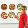 Learning Resources Magnetic Pizza Fractions, Fraction Games for Kids, 24 Pieces, Ages 6+