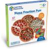 Learning Resources Pizza Fraction Fun Game, 13 Fraction Pizzas, 67 Piece Game, Ages 6+(Fun Game)