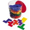 Learning Resources Rainbow Premier Pentominoes – 72 Pieces, Ages 6+ Early Geometry Skills & Concepts, Classroom and Homeschool Supplies
