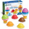 Learning Resources Smart Snacks Rainbow Color Cones – 12 Pieces, Ages 18+ months Toddler Pretend Play Toys, Fine Motor Skills Toys, Preschool Learning Toys(Cones)