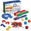 Learning Resources Super Magnet Lab Kit – 119 Pieces, Ages 5+, STEM ,Toys for Kindergartner, Science Learning Activities for Kids,Back to School Supplies,Teacher Supplies(Magnet Lab Kit)