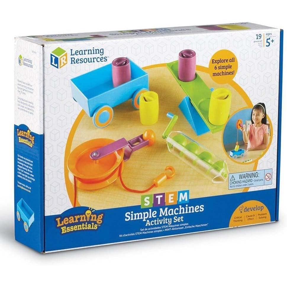 imageLearning Resources STEM Simple Machines Activity Set Handson Science Activities 19 Pieces Ages 5