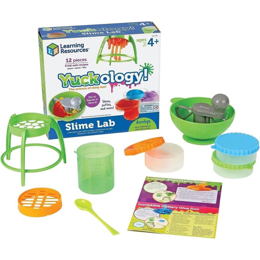 imageLearning Resources Splashology Water Lab Science Kit STEM Playtime Water Activities 19 Pieces Ages 3Yuckology Slime Kit