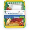 Learning Resources Healthy Dinner Basket – 19 Pieces , Ages 3+ Pretend Play Food for Toddlers, Preschool Learning Toys, Kitchen Play Toys for Kids
