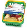 Learning Resources Healthy Dinner Basket – 19 Pieces , Ages 3+ Pretend Play Food for Toddlers, Preschool Learning Toys, Kitchen Play Toys for Kids