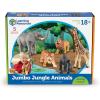 Learning Resources Jumbo Jungle Animals, Animal Toys for Kids, Safari Animals, 5 Pieces, Ages 18 months+(Jungle Animals)