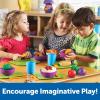 Learning Resources New Sprouts Classroom Play Food Set – Play Food for Toddlers, Toddler Learning Toys , Ages 18 Months +, 100 Pieces,(Play Food Set)