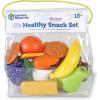 Learning Resources New Sprouts Healthy Snack Set – Pretend Play Food for Toddlers Ages 18+ months, Preschool Learning Toys, Kitchen Play Toys for Kids