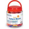 Learning Resources Plastic Pattern Blocks – Set of 250, Ages 3+, Shape Games for Preschoolers, Homeschool Supplies, Shape Manipulatives for Kids,Back to School Supplies,Teacher Supplies(Blocks)
