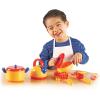 Learning Resources Pretend & Play Cooking Set – 10 Pieces, Ages 3+ Pretend Play Food for Toddlers, Preschool Learning Toys, Kitchen Play Toys for Kids