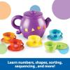 Learning Resources Serving Shapes Tea Set – 11 Pieces, Ages 2+ Pretend Play Toys for Toddlers, Preschool Learning Toys, Kitchen Play Toys for Kids