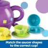 Learning Resources Serving Shapes Tea Set – 11 Pieces, Ages 2+ Pretend Play Toys for Toddlers, Preschool Learning Toys, Kitchen Play Toys for Kids