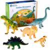 Learning Resources Jumbo Dinosaurs I Mommas and Babies I T-Rex, Stegosaurus, and Brachiosaurus, 6 Animals, multi-color(Jumbo Dinosaurs)