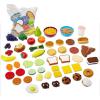 Learning Resources New Sprouts Complete Play Food Set – 50 Pieces, Ages 2+ Toddler Play Food, Kitchen Play Food, Play Food Sets for Kids