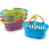 Learning Resources New Sprouts Stack of Baskets – 4 Pieces, Ages 18 mos+ Toddler Pretend Play Toys, Play Grocery Basket, Perfect for Easter Baskets