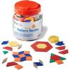 Learning Resources Plastic Pattern Blocks – Set of 250, Ages 3+, Shape Games for Preschoolers, Homeschool Supplies, Shape Manipulatives for Kids,Back to School Supplies,Teacher Supplies(Blocks)