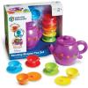 Learning Resources Serving Shapes Tea Set – 11 Pieces, Ages 2+ Pretend Play Toys for Toddlers, Preschool Learning Toys, Kitchen Play Toys for Kids