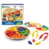 Learning Resources Super Sorting Pie – 68 Pieces, Ages 3+ Toddler Fine Motor Toy, Preschool Learning Games, Develops Counting and Color Recognition, Pretend Play Food, Kids Tweezers