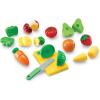 Learning Resources Pretend & Play Fruit, Cutting Fruits and Veggies Toy, Kids Play Food, Plastic Fruit & Veggies, Kitchen Toy, Ages 3+