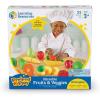 Learning Resources Pretend & Play Fruit, Cutting Fruits and Veggies Toy, Kids Play Food, Plastic Fruit & Veggies, Kitchen Toy, Ages 3+