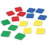 Learning Resources Square Color Tiles, Counting, Sorting Toy, Set of 400 in 6 Colors, Ages 4+