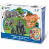 Learning Resources Jumbo Jungle Animals: Mommas and Babies – Elephant, Gorilla, Tiger, Zoo Animals, Pretend and Play, Fine Motor Skills(Active)