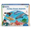 Learning Resources Jumbo Ocean Animals – 6 Pieces, Ages 3+ Toddler Learning Toys, Sea Animals Figure for Kids, Preschool Toys