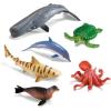 Learning Resources Jumbo Ocean Animals – 6 Pieces, Ages 3+ Toddler Learning Toys, Sea Animals Figure for Kids, Preschool Toys