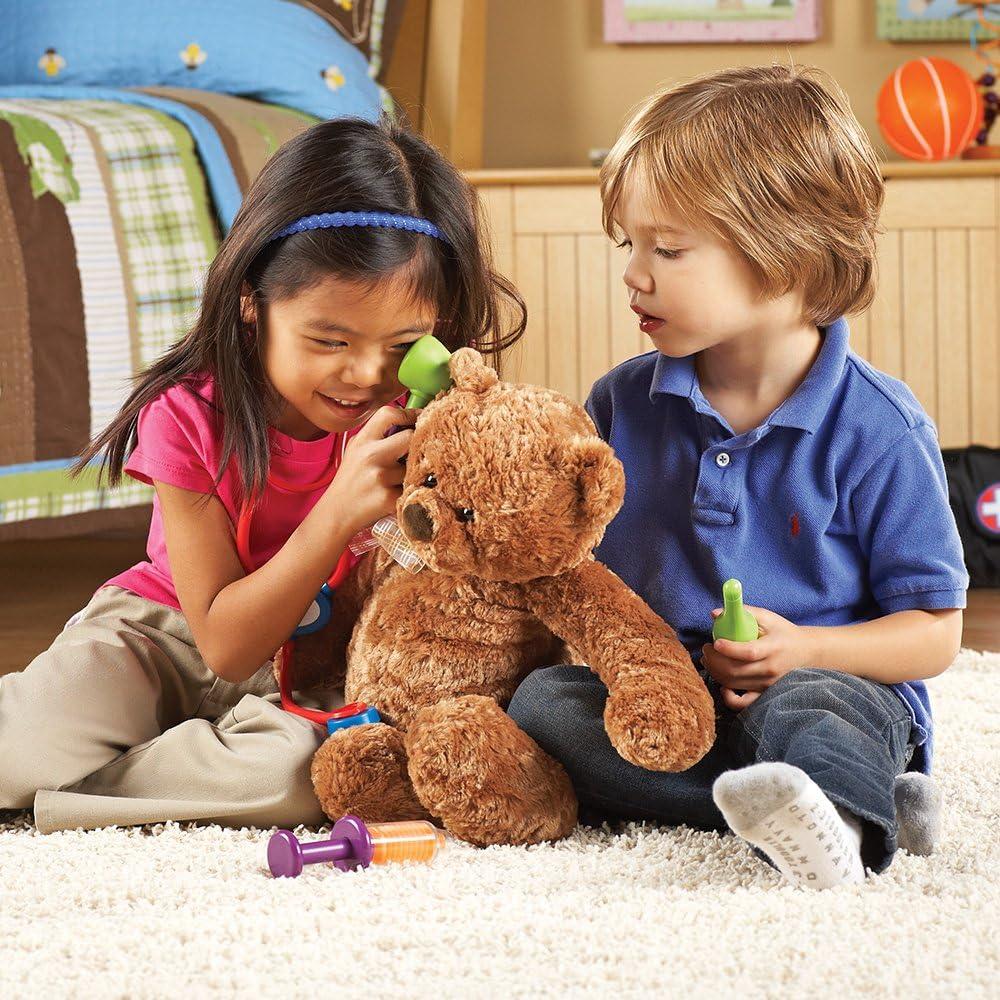 imageLearning Resources New Sprouts Cure It Doctor Kit for Kids Pretend Play Doctor Set 6 Pieces Ages 2