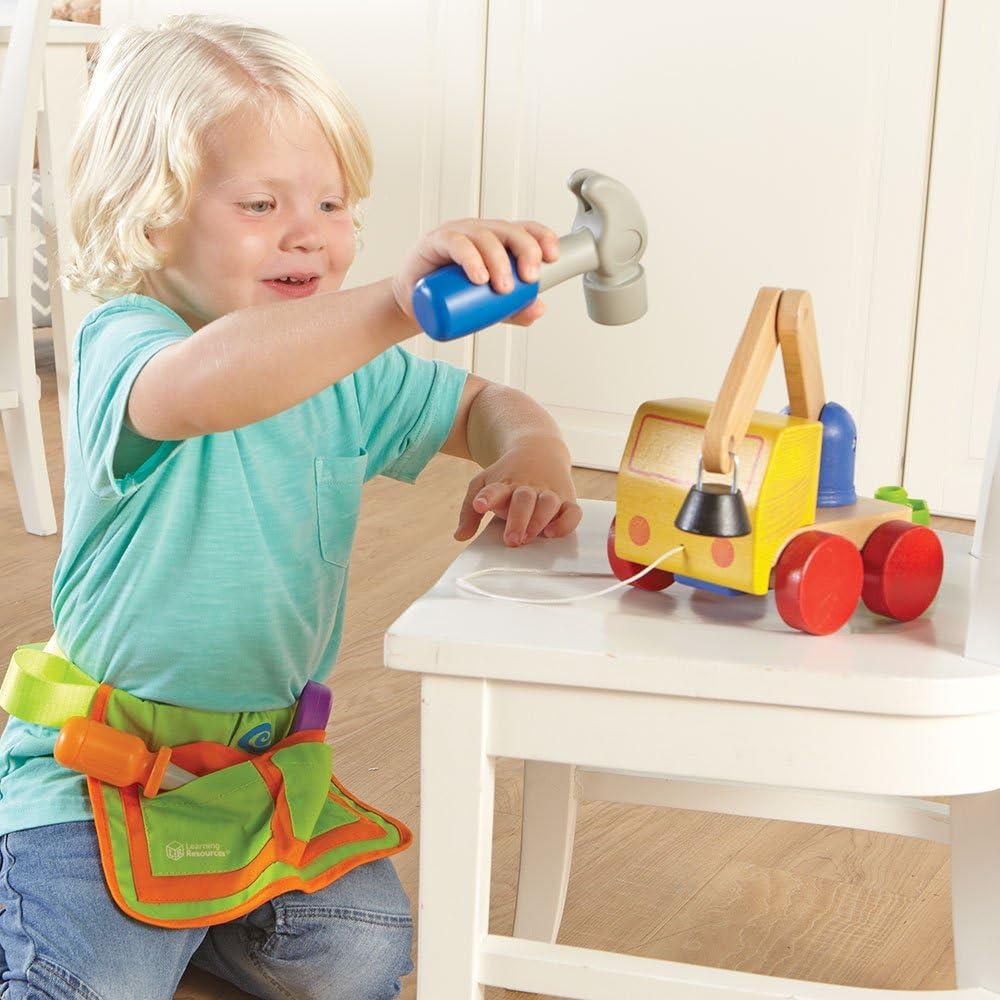 imageLearning Resources New Sprouts Tool Belt Kids Construction Set Outdoor Toys 5 Pieces Ages 2